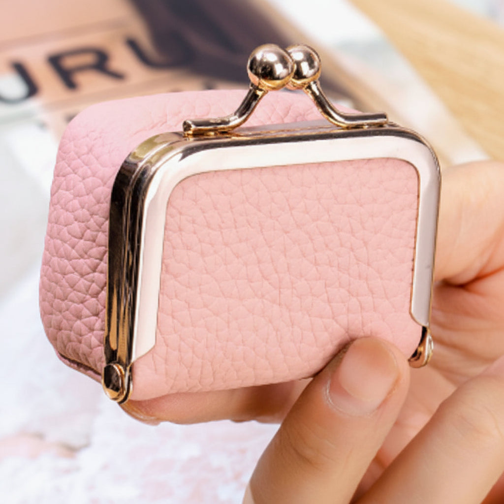 Travel Organizer for Jewelry – Genuine Leather Box with Gold Clasp