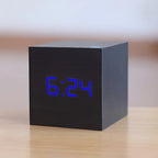 Digital LED Cube Alarm Clock Display