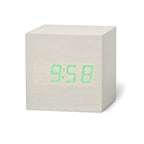 Digital LED Cube Alarm Clock Display
