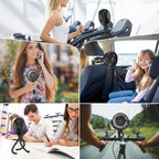 Battery-Powered Clip-On Stroller Fan for Portable Use