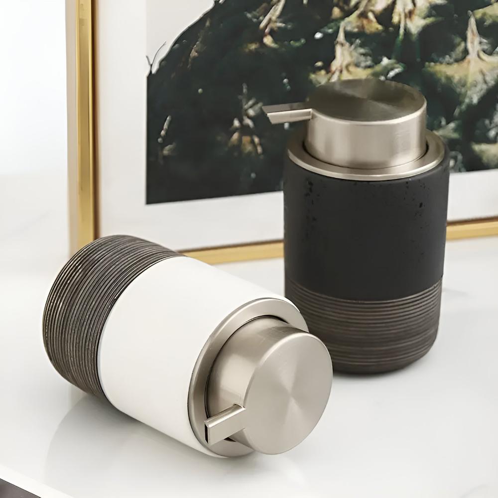 Chic Ceramic Soap Dispenser for Modern Spaces