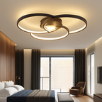 Sleek LED Ceiling Light Fixture with Dimmer Option