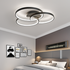Sleek LED Ceiling Light Fixture with Dimmer Option