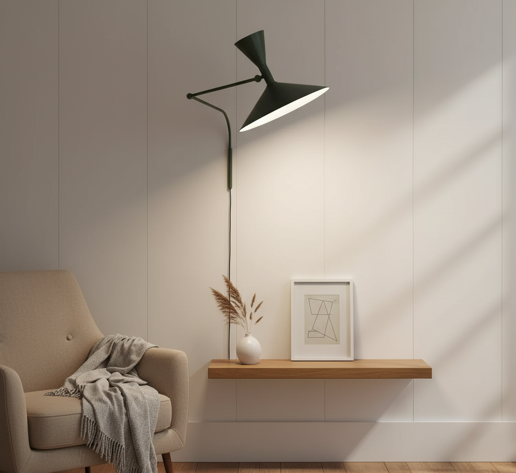 Contemporary LED Wall Light – Sleek Aluminum Fixture for Home Spaces