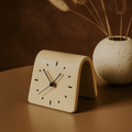 Elegant Ceramic Square Clock for Your Workspace