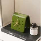 Elegant Ceramic Square Clock for Your Workspace