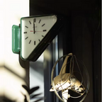 Chic Double-Faced Wall Timepiece