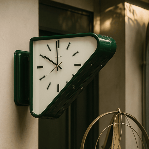 Chic Double-Faced Wall Timepiece