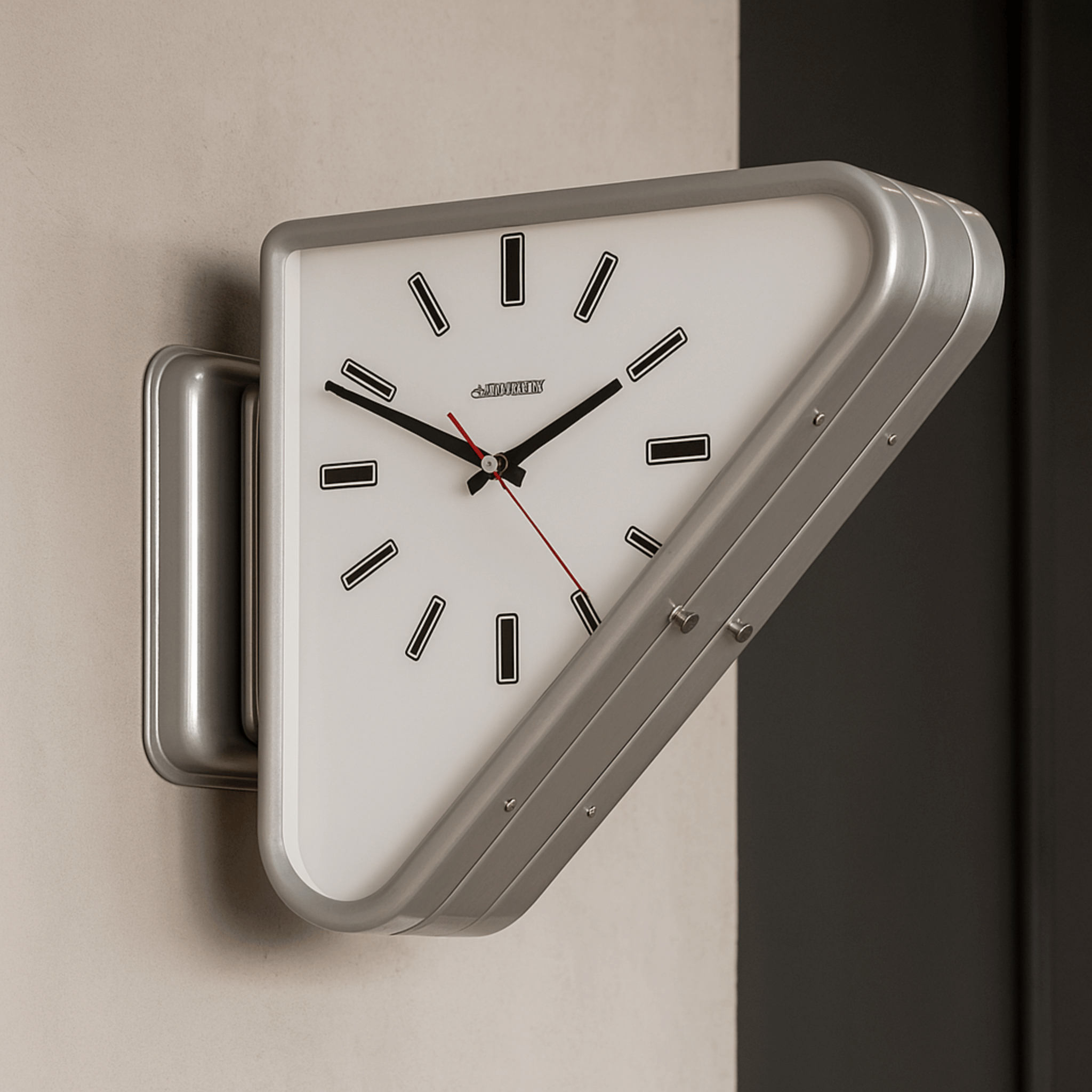 Chic Double-Faced Wall Timepiece