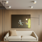 Sleek LED Flush Mount Light Fixture