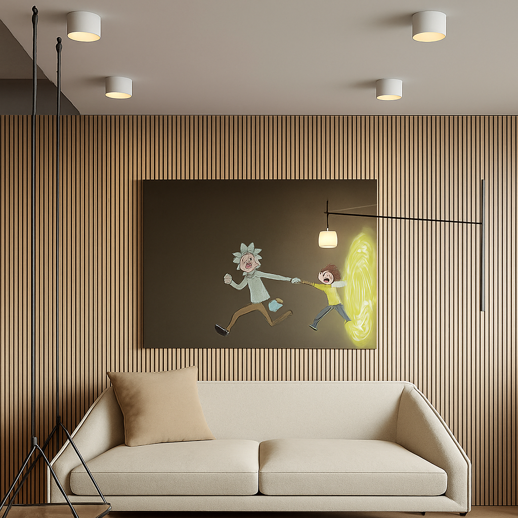 Sleek LED Flush Mount Light Fixture