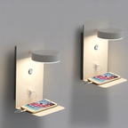 Modern Wall Lamp with USB Charging – Minimalist LED Design