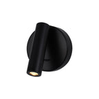 Adjustable Metal Wall Lamp for Bedside Reading - Minimalist LED Sconce in Black, White, and Antique Bronze