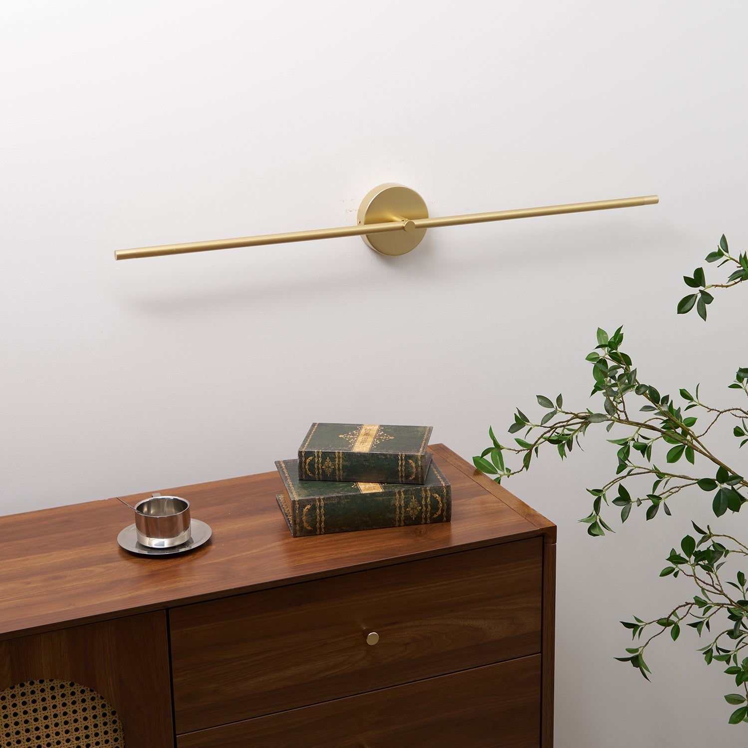 LED Wall Sconce Light with Double Rod Design - Minimalist Style