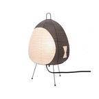 Tri-Color Light Rice Paper Table Lamp – Japanese Minimalist Wabi-Sabi Style