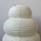 Tri-Color Light Rice Paper Table Lamp – Japanese Minimalist Wabi-Sabi Style