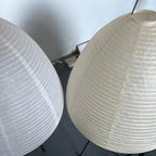 Tri-Color Light Rice Paper Table Lamp – Japanese Minimalist Wabi-Sabi Style