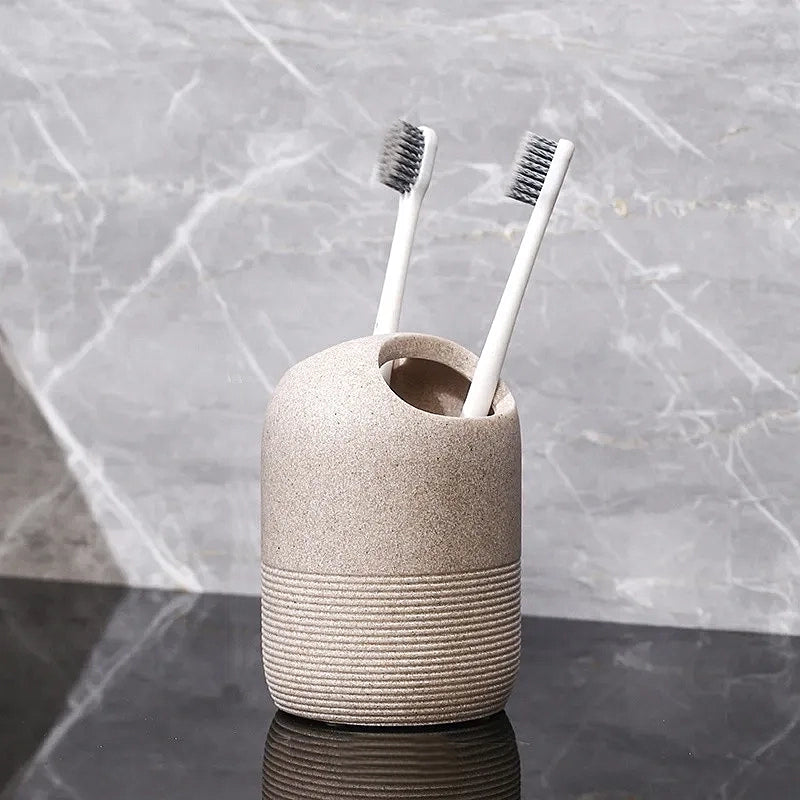 Chic Stone Bath Accessory Collection