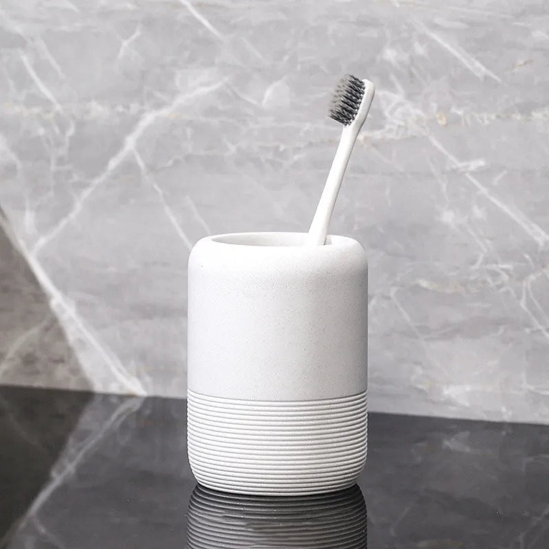 Chic Stone Bath Accessory Collection
