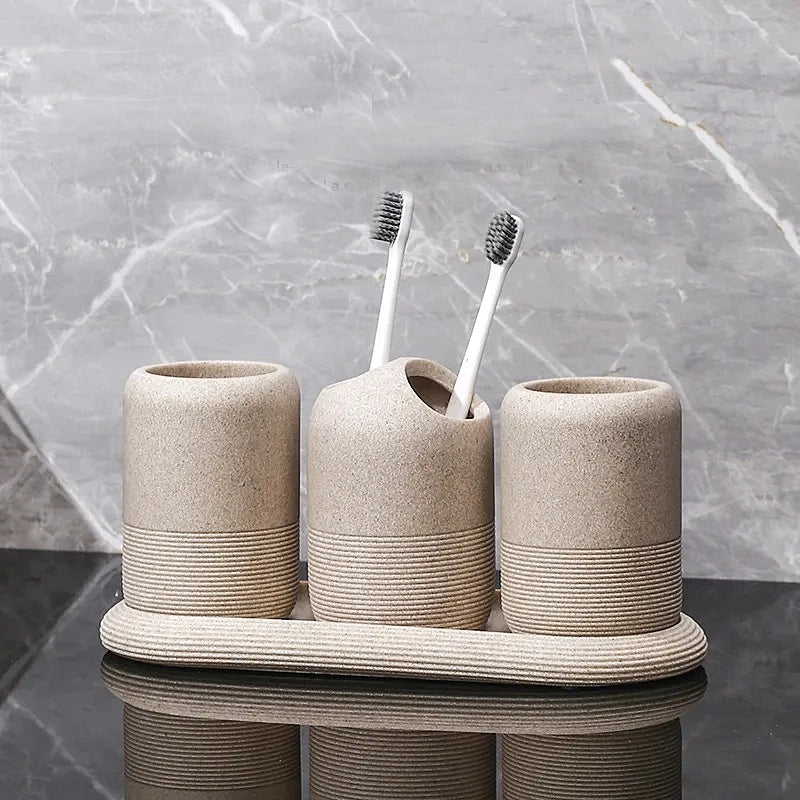 Chic Stone Bath Accessory Collection