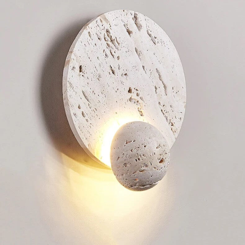 LED Wall Light with Natural Stone – Sleek Design for Stylish Interiors