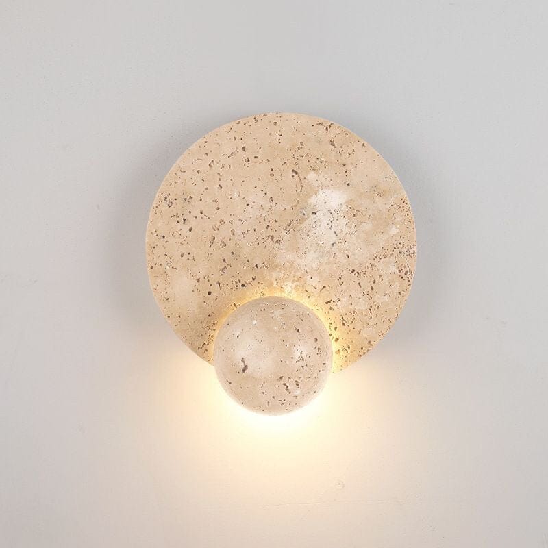LED Wall Light with Natural Stone – Sleek Design for Stylish Interiors