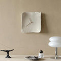 TranquilDesign Minimalist Resin Wall Clock with Silent Operation