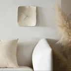 TranquilDesign Minimalist Resin Wall Clock with Silent Operation