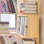 Stylish Home Office Bookshelf - Minimalist Design with 4 or 5 Shelves