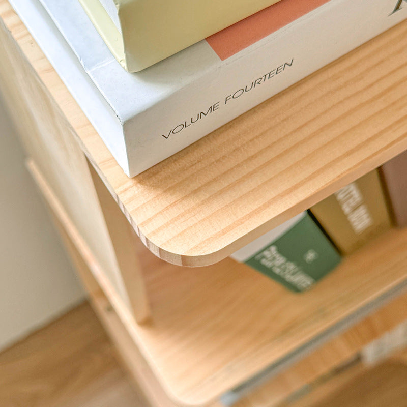 Stylish Home Office Bookshelf - Minimalist Design with 4 or 5 Shelves