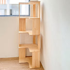 Stylish Home Office Bookshelf - Minimalist Design with 4 or 5 Shelves