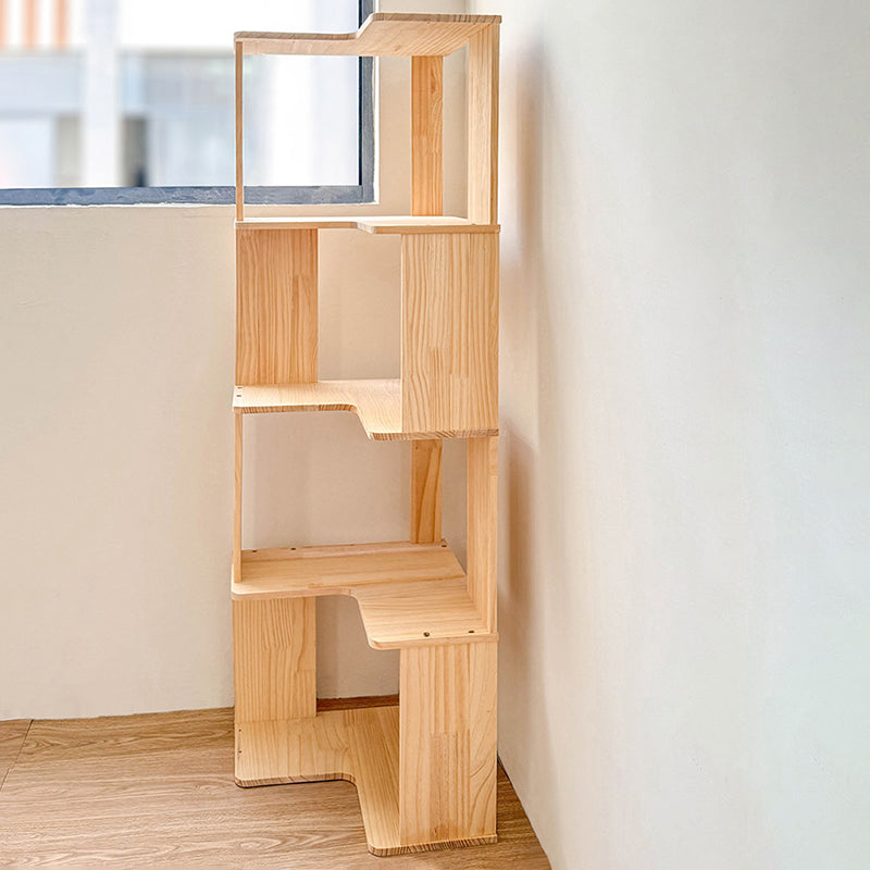 Stylish Home Office Bookshelf - Minimalist Design with 4 or 5 Shelves