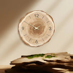 Elegant Natural Wood Wall Clock for Modern Spaces