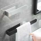 Wall-Mounted Stainless Steel Towel Rack for Single Towels
