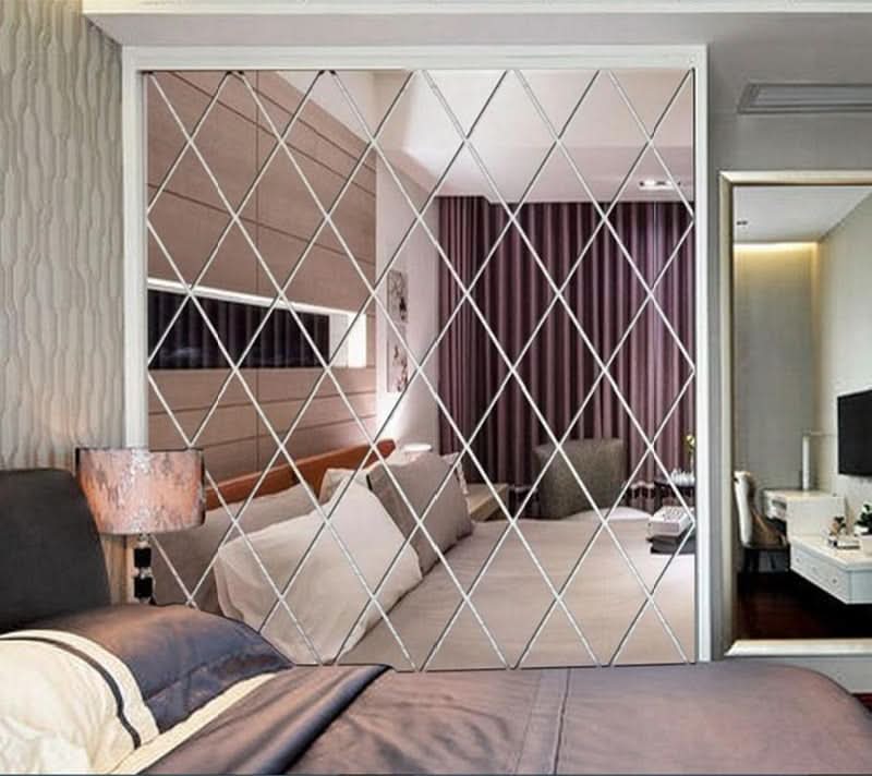 Scratch-Resistant 3D Wall Mirror Decor for Sophisticated Home Style