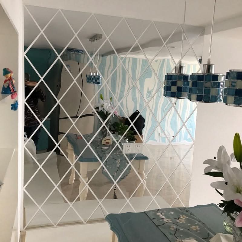 Scratch-Resistant 3D Wall Mirror Decor for Sophisticated Home Style
