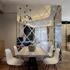 Scratch-Resistant 3D Wall Mirror Decor for Sophisticated Home Style