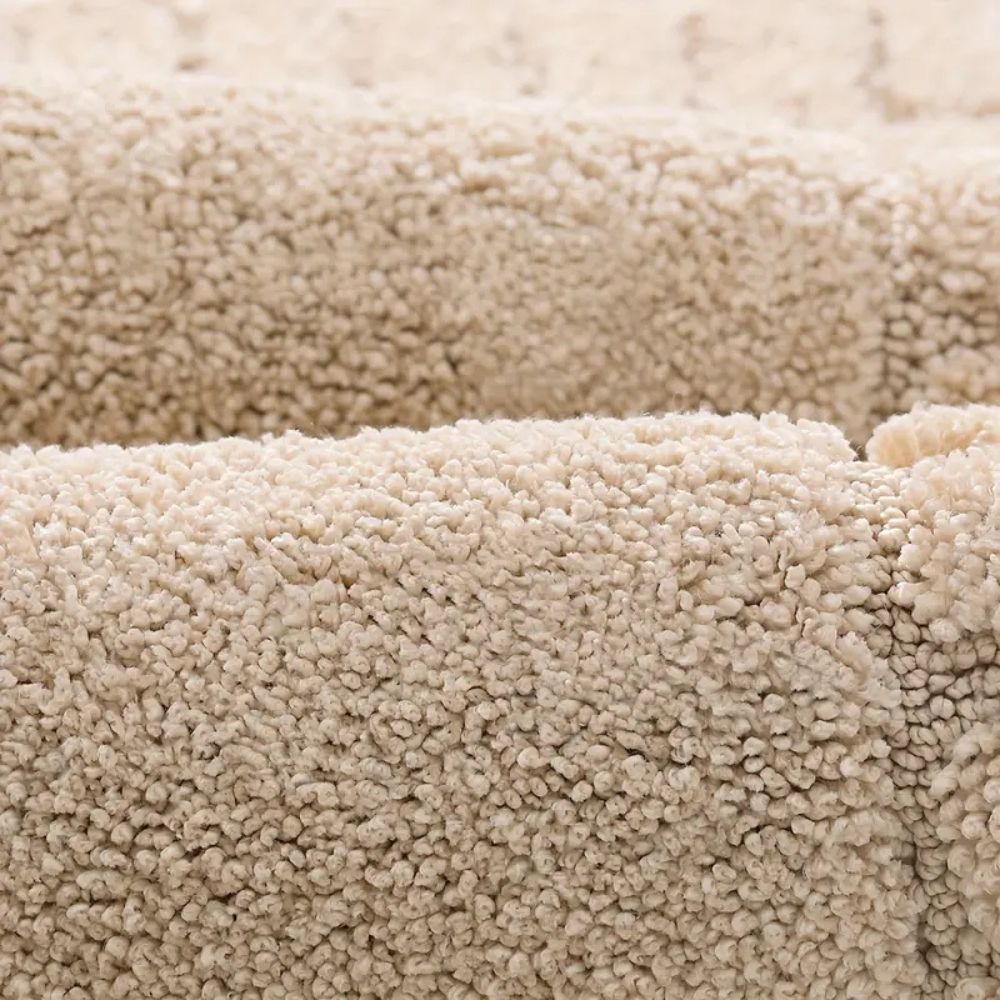 Non-Slip Quick-Drying Bath Rug in Flocked Fabric
