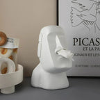 Stylish Resin Tissue Holder for Home Decor – Moai Design Box