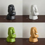 Stylish Resin Tissue Holder for Home Decor – Moai Design Box