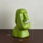 Stylish Resin Tissue Holder for Home Decor – Moai Design Box