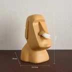 Stylish Resin Tissue Holder for Home Decor – Moai Design Box