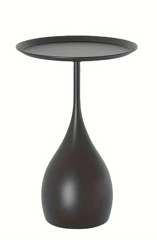 Compact Round Side Table – Elegant Design for Sofa or Bed