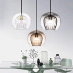 Contemporary Glass Hanging Light Fixture for Stylish Ambient Illumination