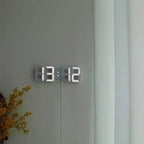 Versatile Wall and Desk 3D LED Clock with Auto Dimming Feature