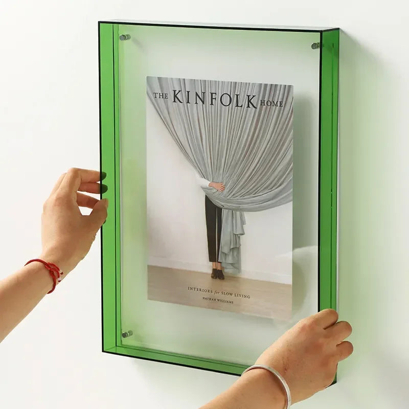 Sleek Acrylic Picture Display Frame