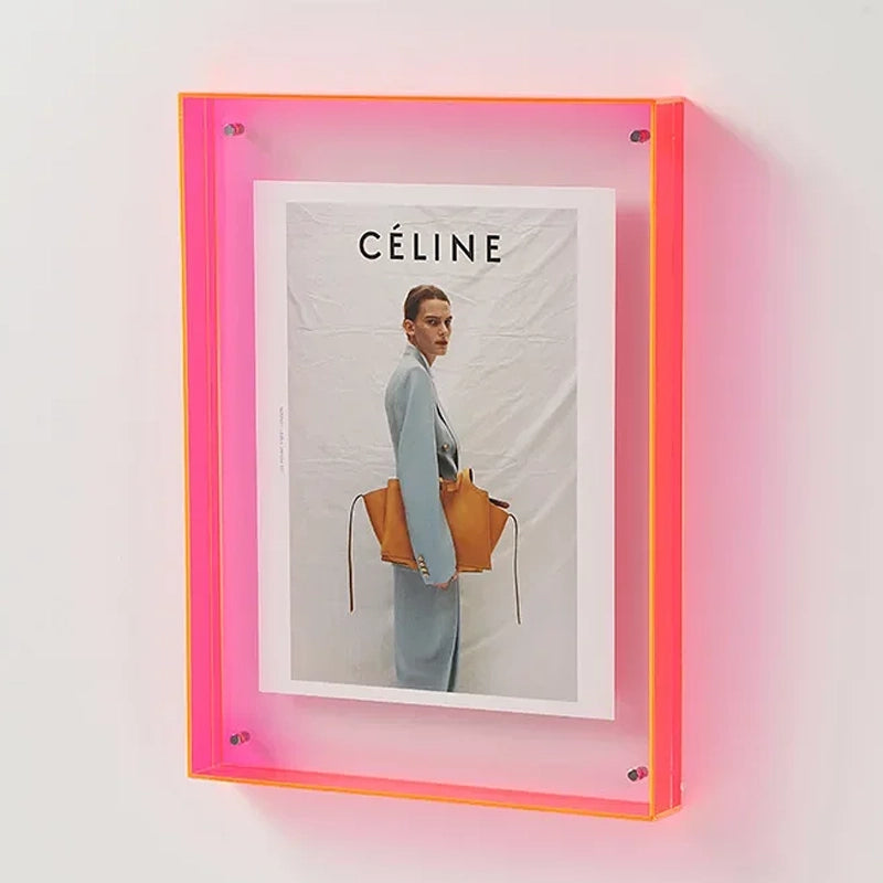 Sleek Acrylic Picture Display Frame