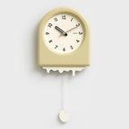EleganceWave Artisanal Pendulum Wall Clock - Stylish Home Accent