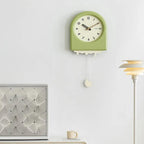 EleganceWave Artisanal Pendulum Wall Clock - Stylish Home Accent