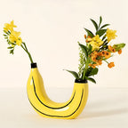 Contemporary Decorative Vase in Banana Shape – Fun Accent for Modern Spaces